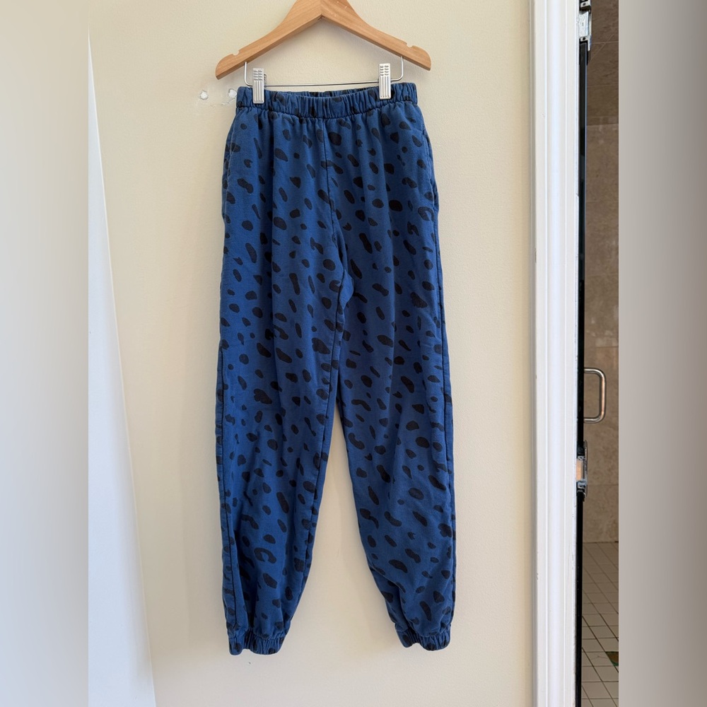Clare V jogger Sweatpants in Faded Marine Jaguar XS original $165